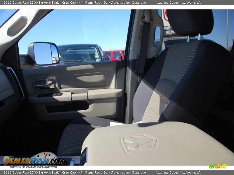 2010 Dodge Ram 2500 Big Horn Edition Crew Cab 4x4 Flame Red / Dark Slate/Medium Graystone Photo #29
