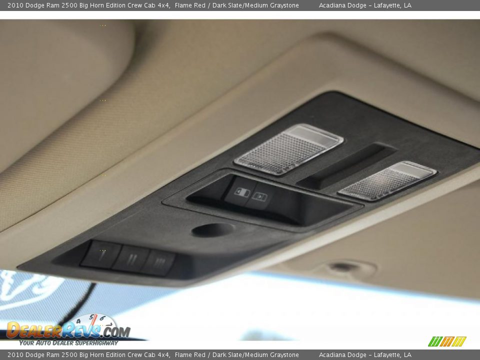 2010 Dodge Ram 2500 Big Horn Edition Crew Cab 4x4 Flame Red / Dark Slate/Medium Graystone Photo #31