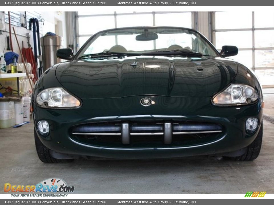 1997 Jaguar XK XK8 Convertible Brooklands Green / Coffee Photo #1