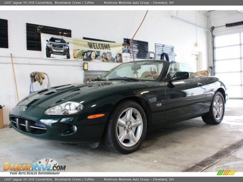 Front 3/4 View of 1997 Jaguar XK XK8 Convertible Photo #2