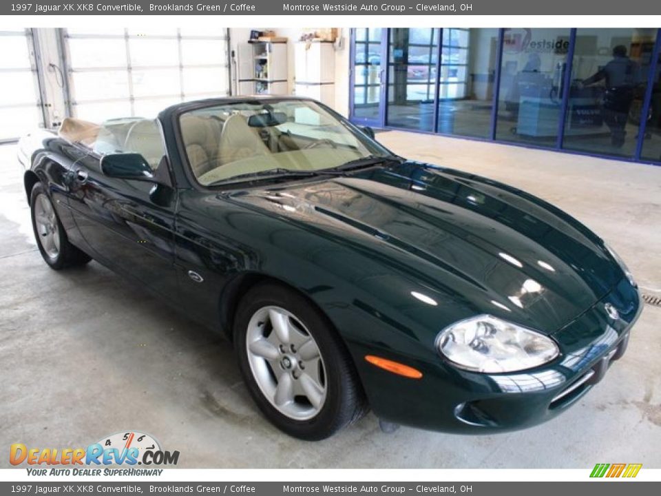 Brooklands Green 1997 Jaguar XK XK8 Convertible Photo #7