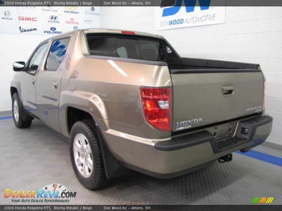 2009 Honda Ridgeline RTS Mocha Metallic / Beige Photo #3