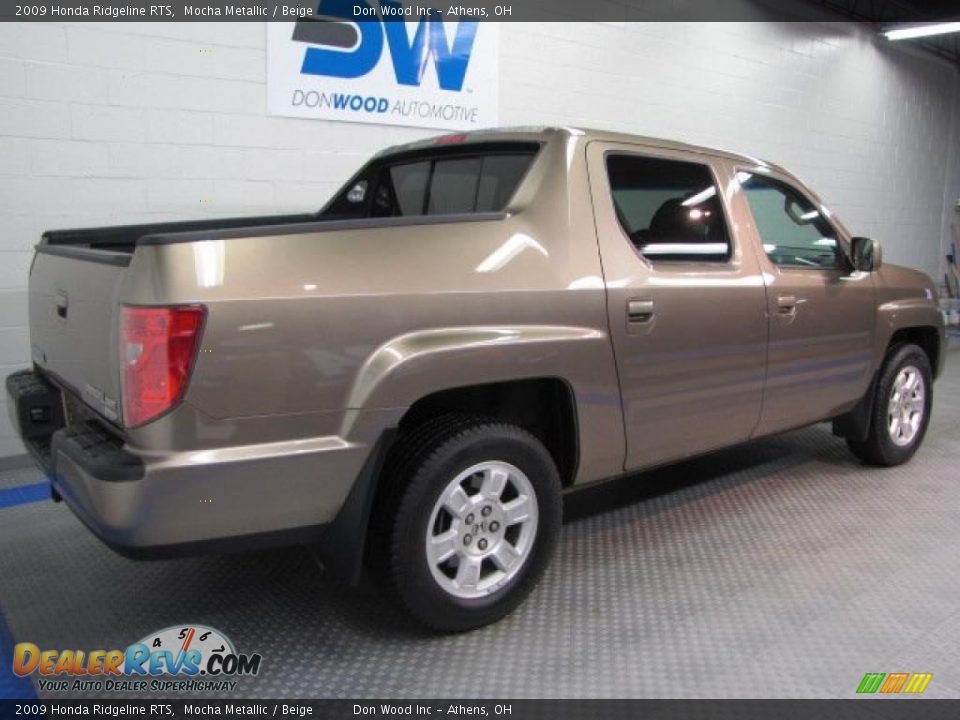 2009 Honda Ridgeline RTS Mocha Metallic / Beige Photo #4