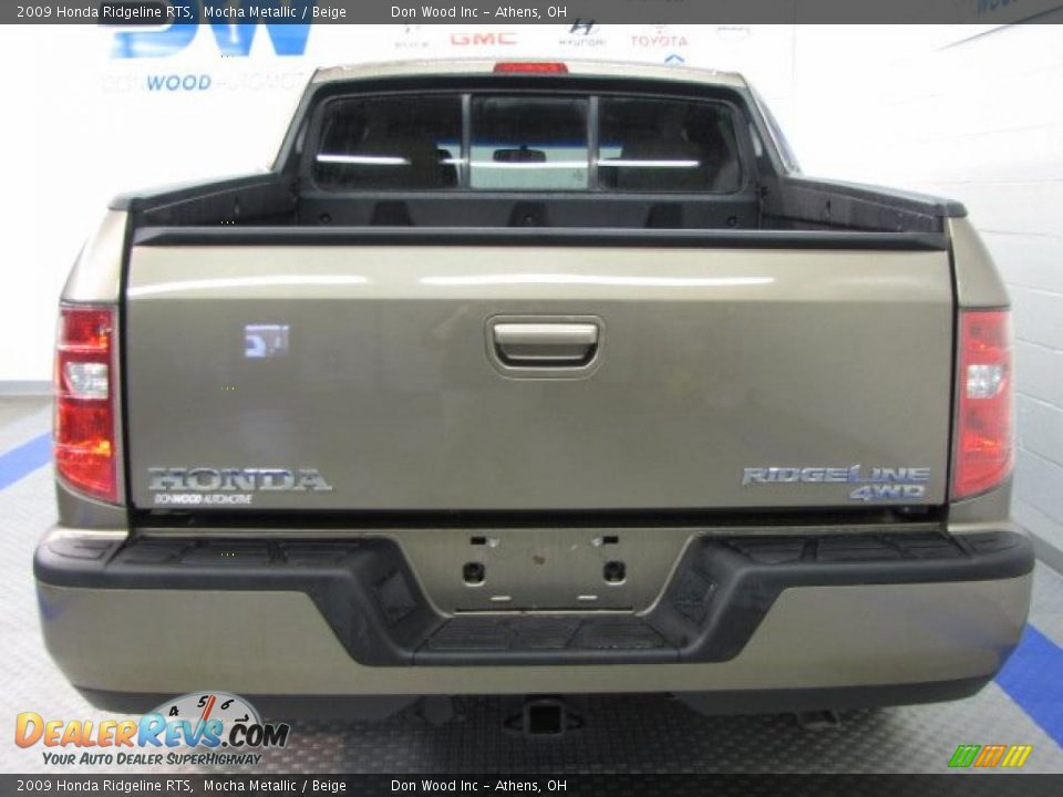 2009 Honda Ridgeline RTS Mocha Metallic / Beige Photo #6