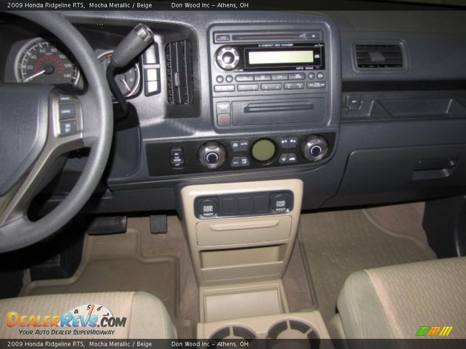 Dashboard of 2009 Honda Ridgeline RTS Photo #8