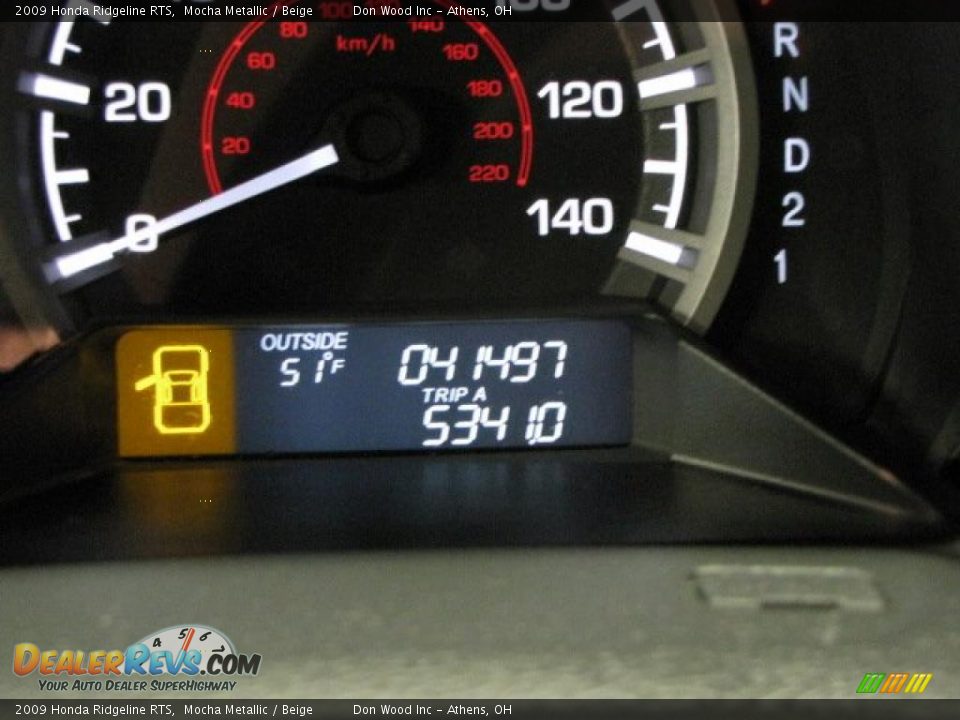 2009 Honda Ridgeline RTS Mocha Metallic / Beige Photo #9