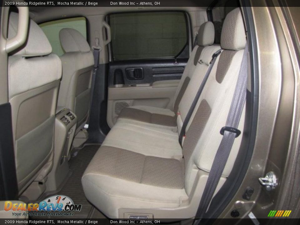 Beige Interior - 2009 Honda Ridgeline RTS Photo #11