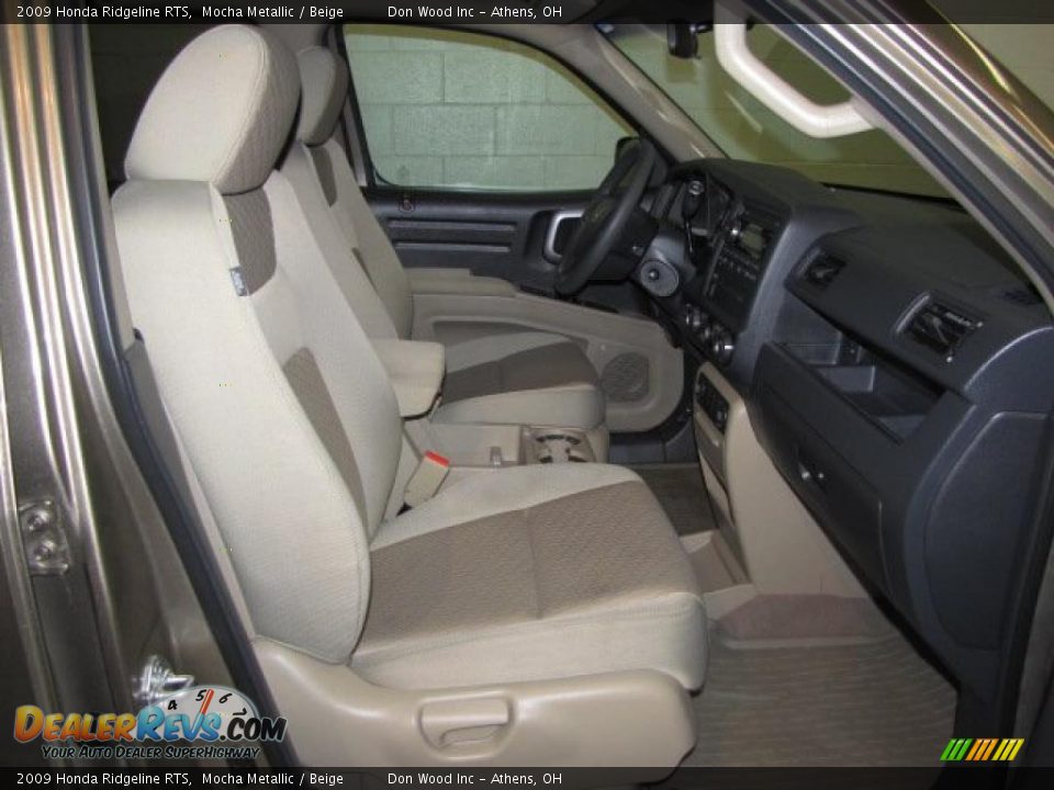Beige Interior - 2009 Honda Ridgeline RTS Photo #12