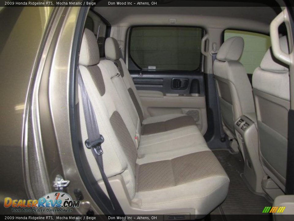 Beige Interior - 2009 Honda Ridgeline RTS Photo #13