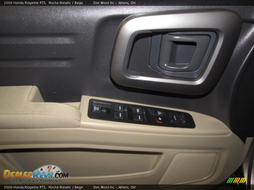2009 Honda Ridgeline RTS Mocha Metallic / Beige Photo #14