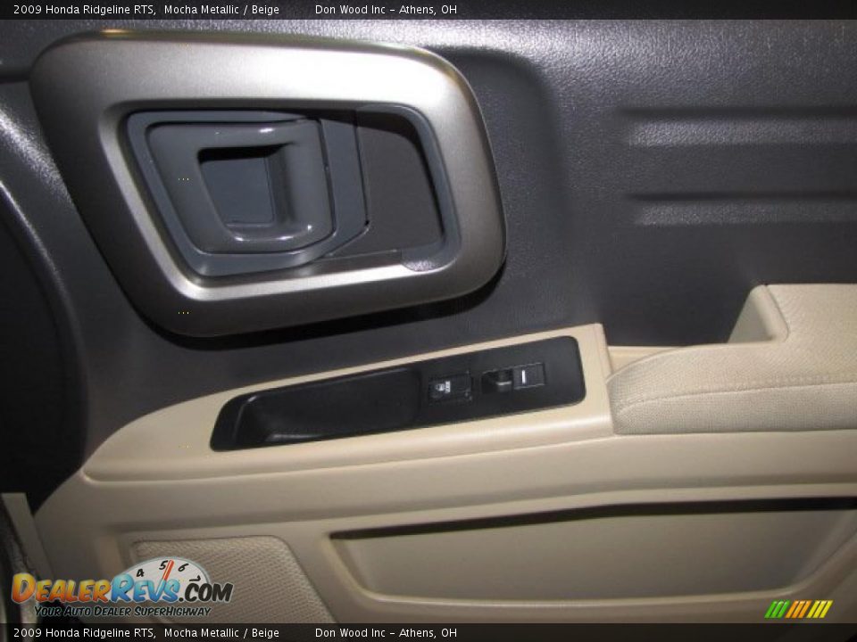 2009 Honda Ridgeline RTS Mocha Metallic / Beige Photo #15
