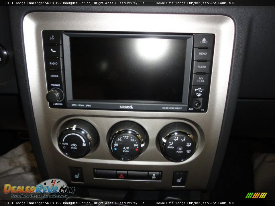Controls of 2011 Dodge Challenger SRT8 392 Inaugural Edition Photo #23