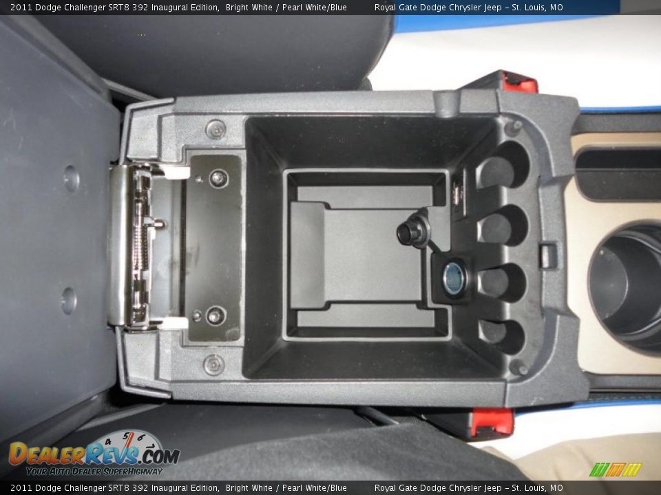 2011 Dodge Challenger SRT8 392 Inaugural Edition Bright White / Pearl White/Blue Photo #27