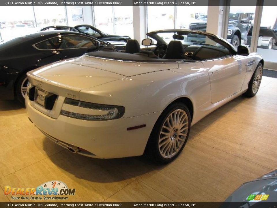 2011 Aston Martin DB9 Volante Morning Frost White / Obsidian Black Photo #5