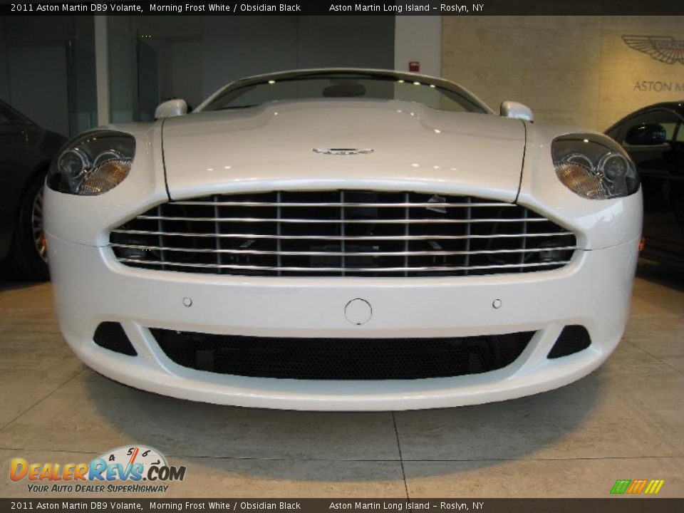 2011 Aston Martin DB9 Volante Morning Frost White / Obsidian Black Photo #7