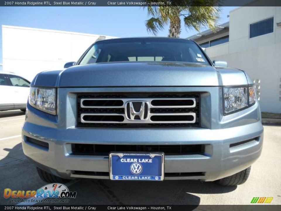 2007 Honda Ridgeline RTL Steel Blue Metallic / Gray Photo #2