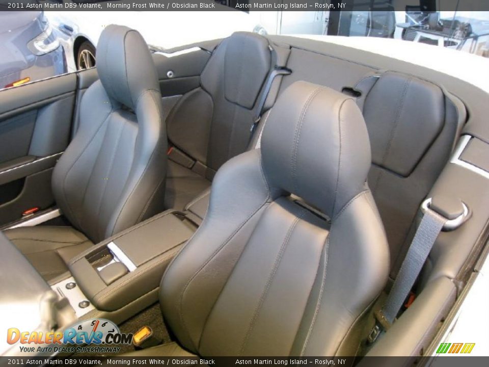 Obsidian Black Interior - 2011 Aston Martin DB9 Volante Photo #10