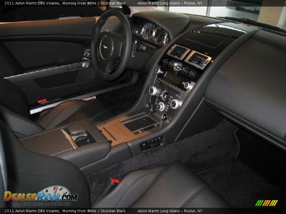 Obsidian Black Interior - 2011 Aston Martin DB9 Volante Photo #11