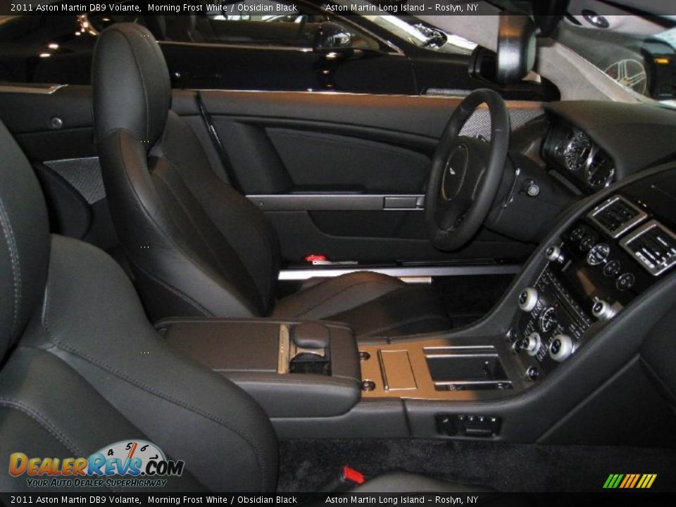 Obsidian Black Interior - 2011 Aston Martin DB9 Volante Photo #12