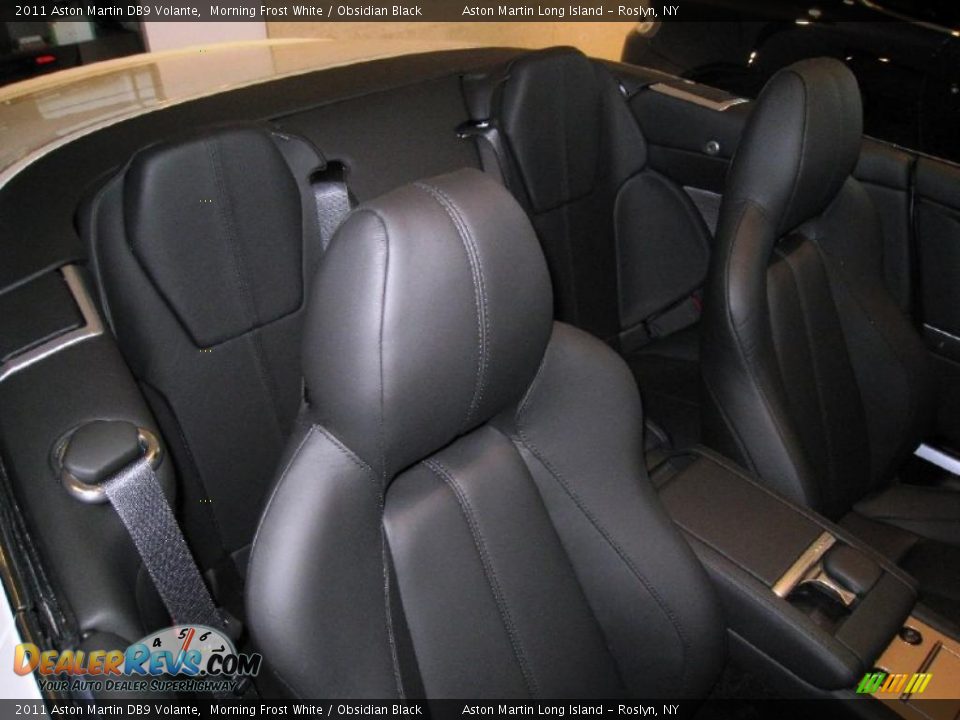 Obsidian Black Interior - 2011 Aston Martin DB9 Volante Photo #13
