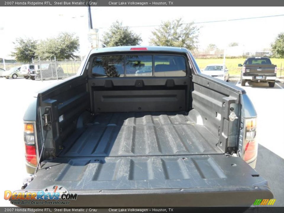 2007 Honda Ridgeline RTL Steel Blue Metallic / Gray Photo #9