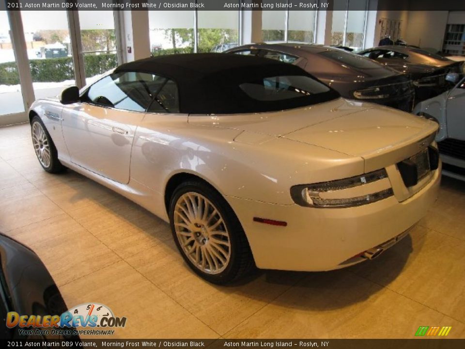 2011 Aston Martin DB9 Volante Morning Frost White / Obsidian Black Photo #15