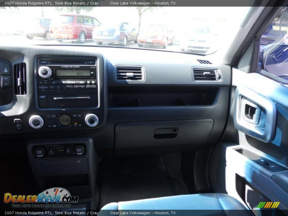 2007 Honda Ridgeline RTL Steel Blue Metallic / Gray Photo #19