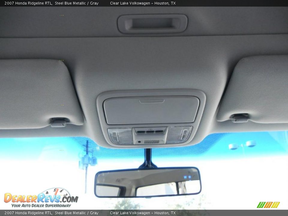 2007 Honda Ridgeline RTL Steel Blue Metallic / Gray Photo #22