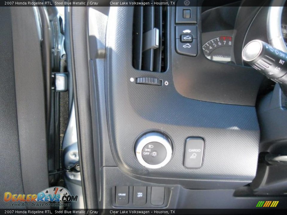 2007 Honda Ridgeline RTL Steel Blue Metallic / Gray Photo #25