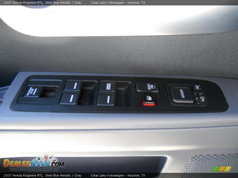2007 Honda Ridgeline RTL Steel Blue Metallic / Gray Photo #26