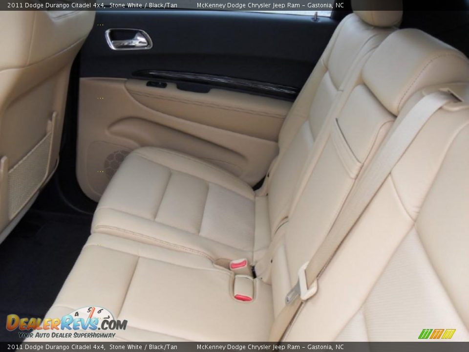 Black/Tan Interior - 2011 Dodge Durango Citadel 4x4 Photo #6