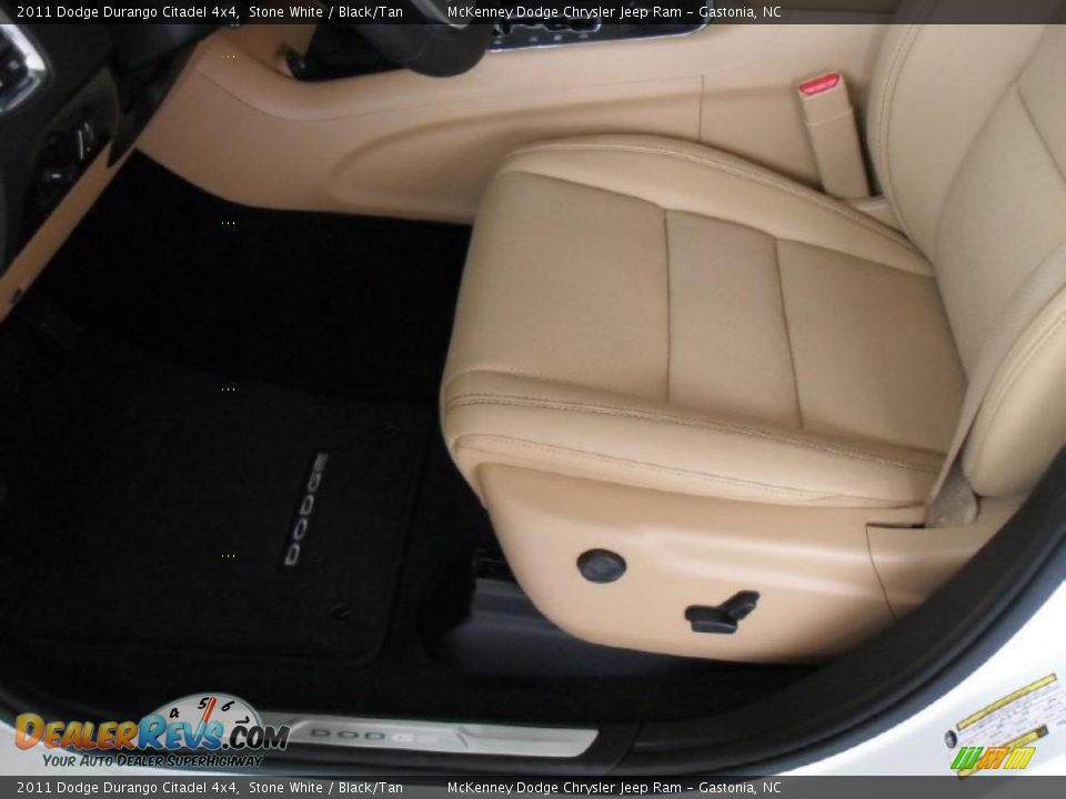 Black/Tan Interior - 2011 Dodge Durango Citadel 4x4 Photo #18