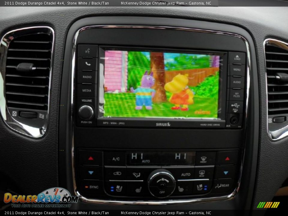 2011 Dodge Durango Citadel 4x4 Stone White / Black/Tan Photo #27