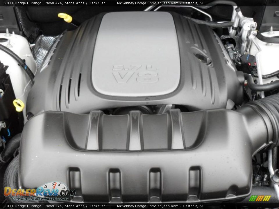 2011 Dodge Durango Citadel 4x4 5.7 Liter HEMI OHV 16-Valve VVT MDS V8 Engine Photo #29