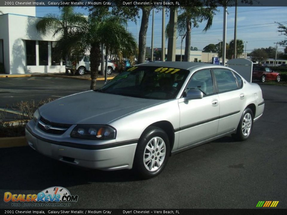 2001 Chevrolet Impala Galaxy Silver Metallic / Medium Gray Photo #1