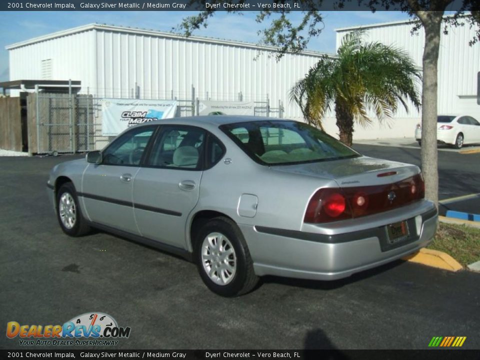 Galaxy Silver Metallic 2001 Chevrolet Impala  Photo #4