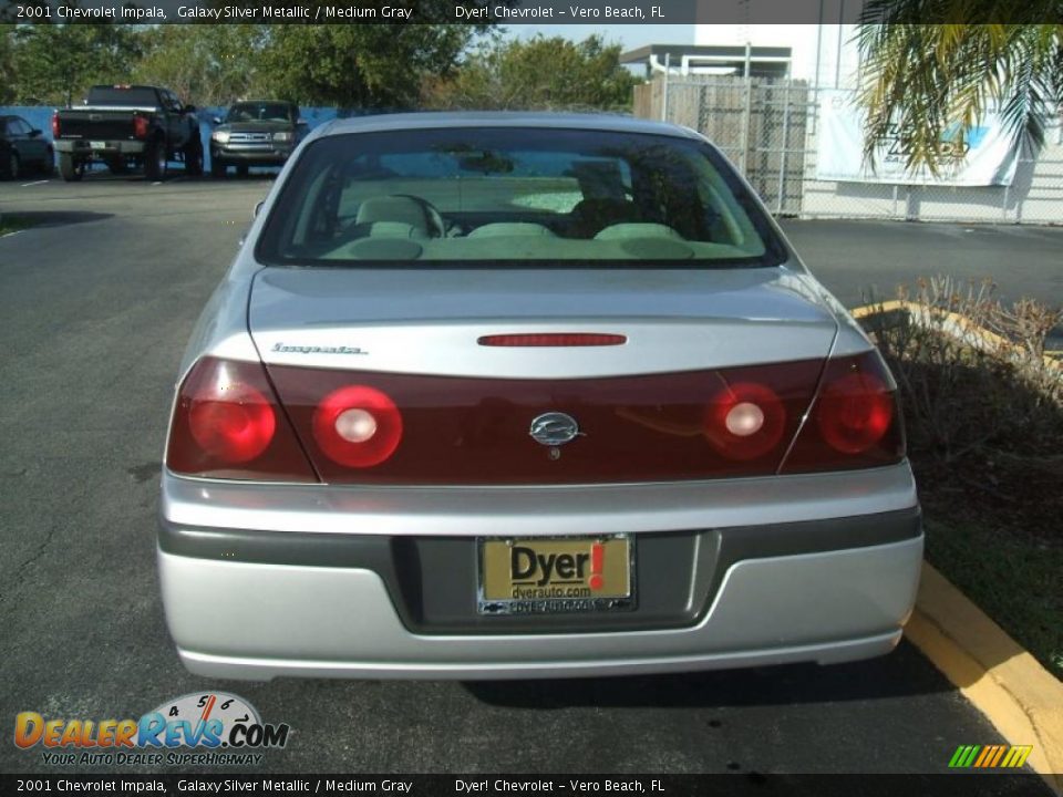 2001 Chevrolet Impala Galaxy Silver Metallic / Medium Gray Photo #5