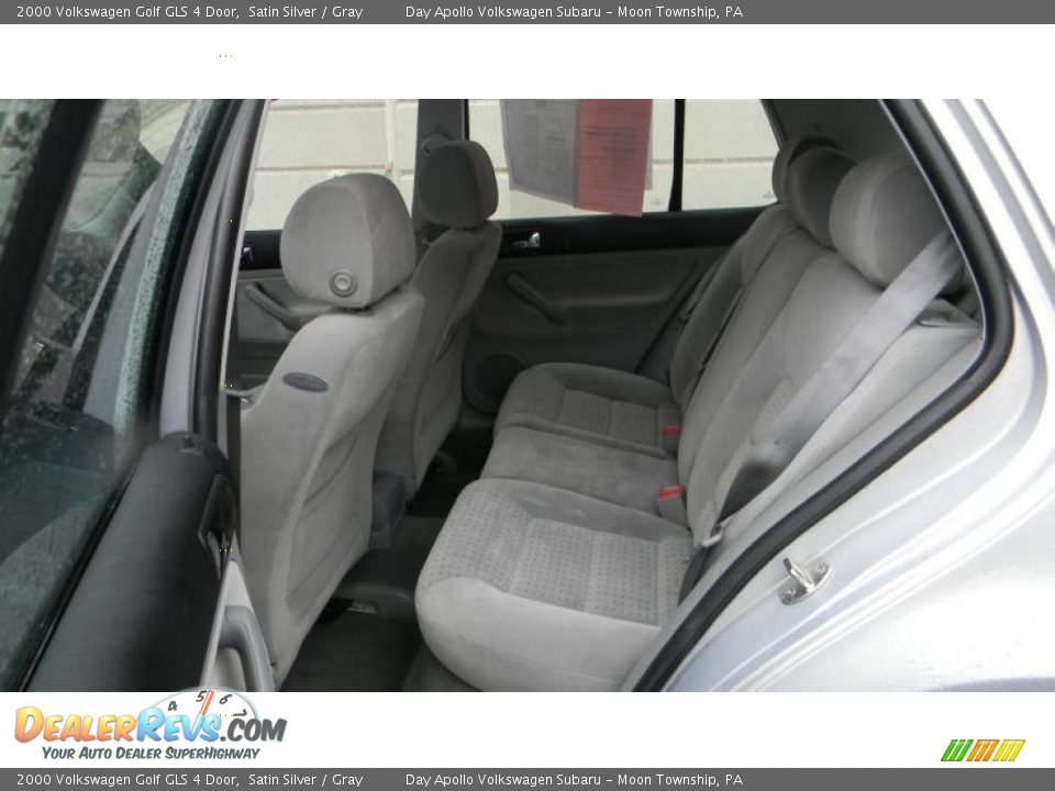 Gray Interior 2000 Volkswagen Golf Gls 4 Door Photo 12