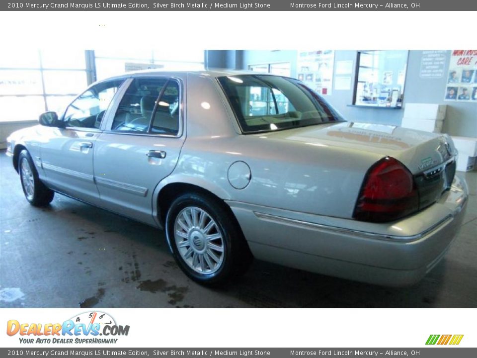 2010 Mercury Grand Marquis LS Ultimate Edition Silver Birch Metallic / Medium Light Stone Photo #4