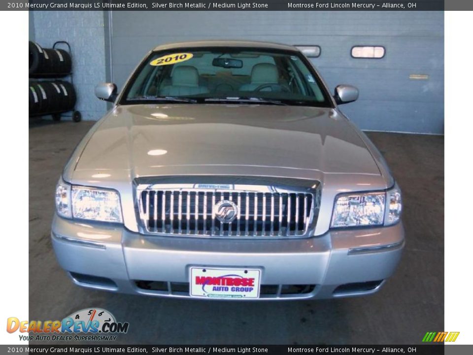 2010 Mercury Grand Marquis LS Ultimate Edition Silver Birch Metallic / Medium Light Stone Photo #7