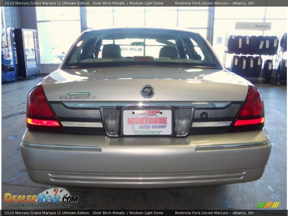 2010 Mercury Grand Marquis LS Ultimate Edition Silver Birch Metallic / Medium Light Stone Photo #8