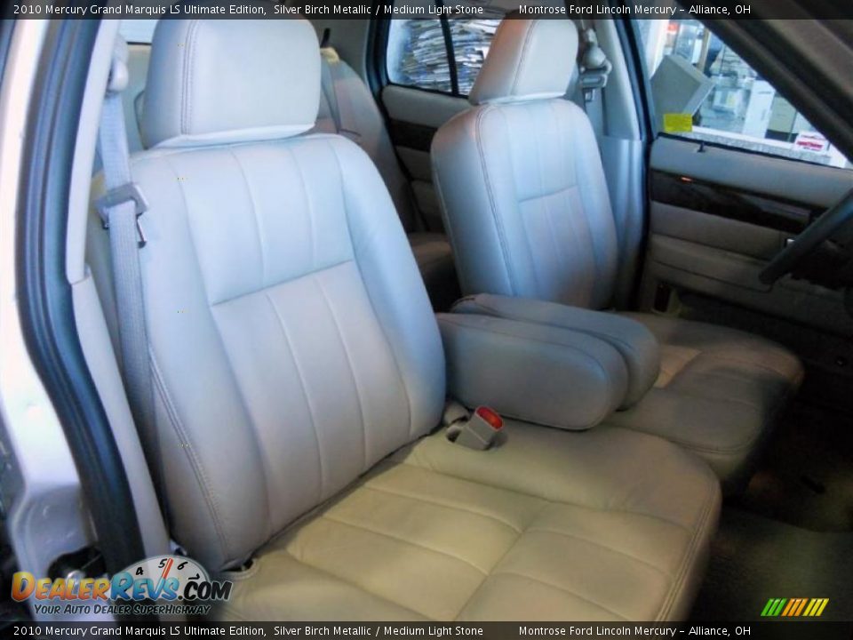 2010 Mercury Grand Marquis LS Ultimate Edition Silver Birch Metallic / Medium Light Stone Photo #12