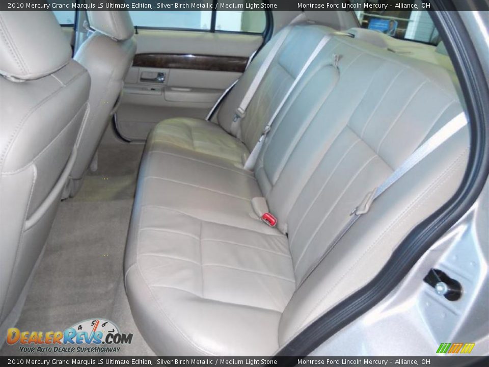 2010 Mercury Grand Marquis LS Ultimate Edition Silver Birch Metallic / Medium Light Stone Photo #14