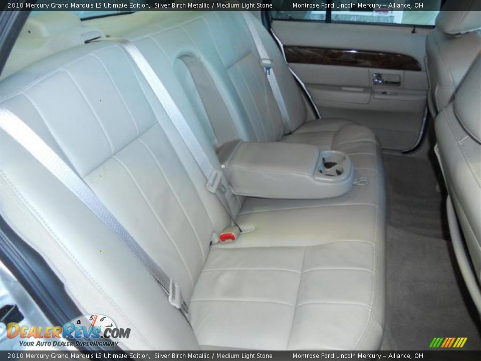 2010 Mercury Grand Marquis LS Ultimate Edition Silver Birch Metallic / Medium Light Stone Photo #17