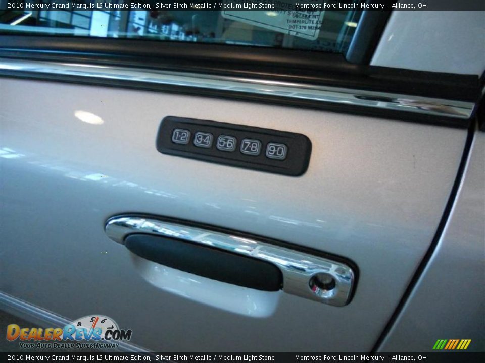 2010 Mercury Grand Marquis LS Ultimate Edition Silver Birch Metallic / Medium Light Stone Photo #20
