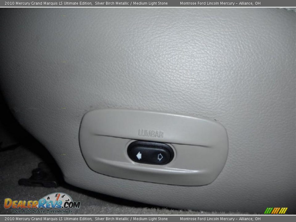 2010 Mercury Grand Marquis LS Ultimate Edition Silver Birch Metallic / Medium Light Stone Photo #22