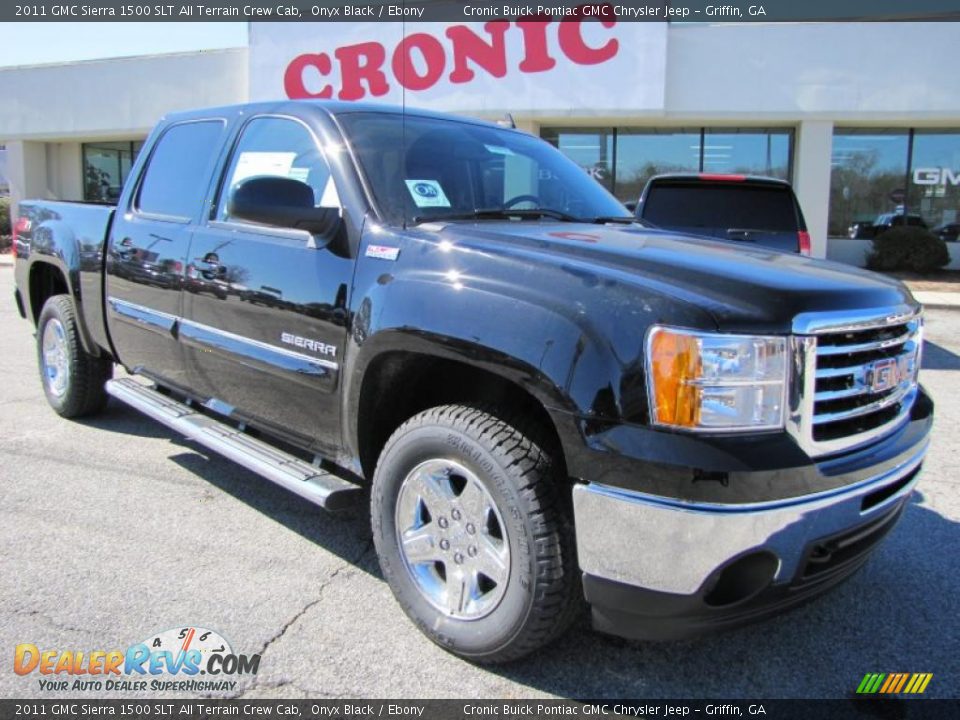2011 GMC Sierra 1500 SLT All Terrain Crew Cab Onyx Black / Ebony Photo #1