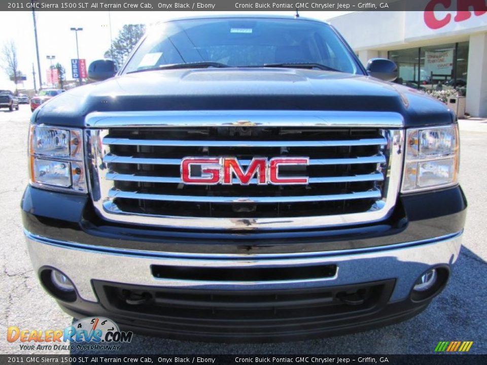 2011 GMC Sierra 1500 SLT All Terrain Crew Cab Onyx Black / Ebony Photo #2