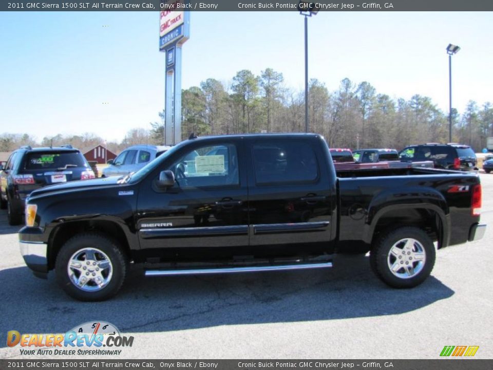 2011 GMC Sierra 1500 SLT All Terrain Crew Cab Onyx Black / Ebony Photo #4