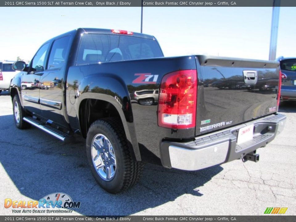 Onyx Black 2011 GMC Sierra 1500 SLT All Terrain Crew Cab Photo #5